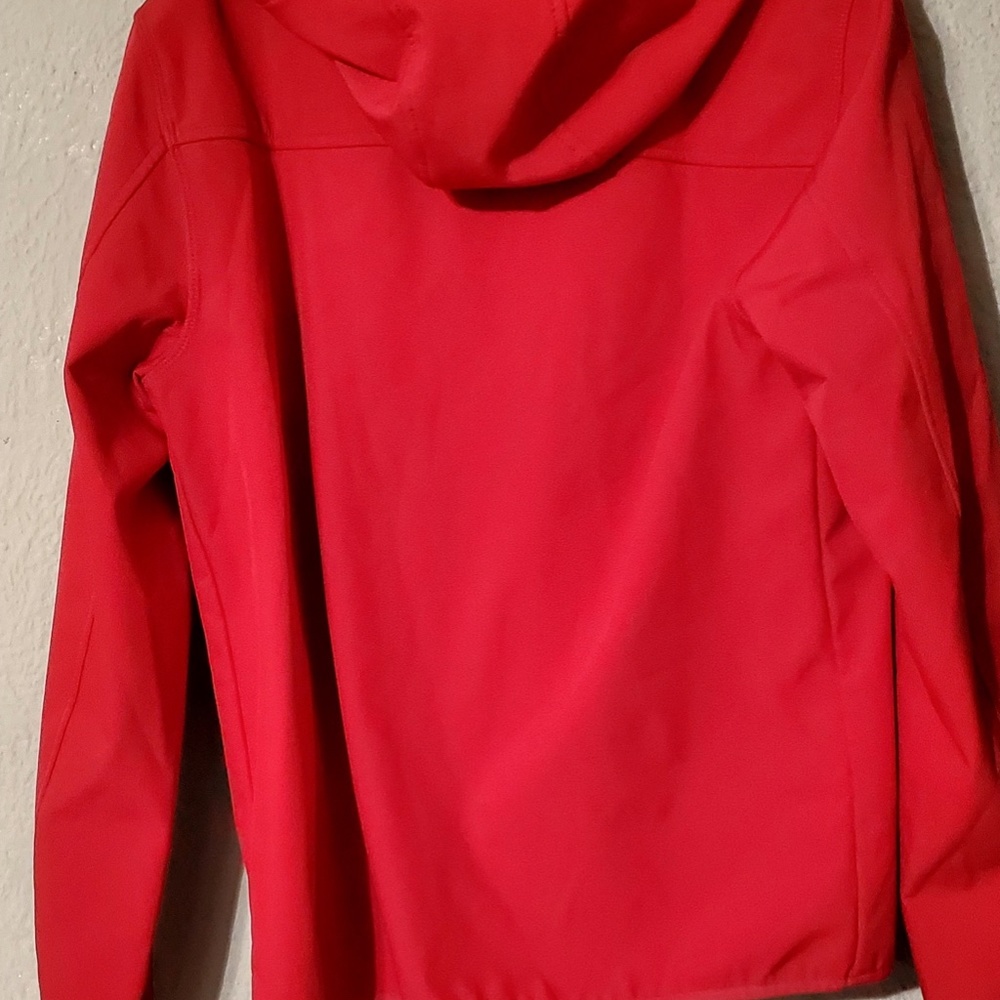 Guess Soft-Shell Hooded Rain Jacket Size Xs In Ex… - image 5